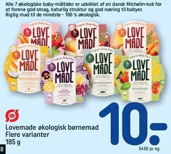 Lovemade økologisk børnemad