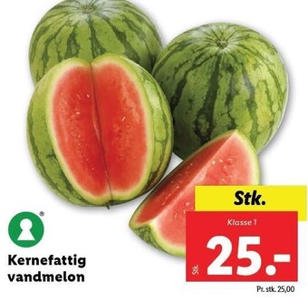 Lidl Kernefattig vandmelon tilbud