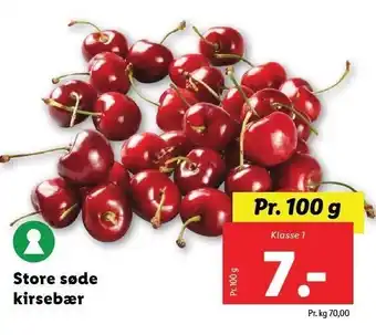 Lidl Store søde kirsebær tilbud