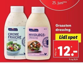 Lidl Graasten dressing tilbud