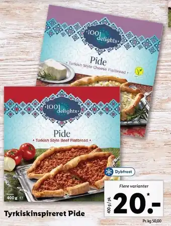 Lidl Tyrkiskinspireret pide tilbud