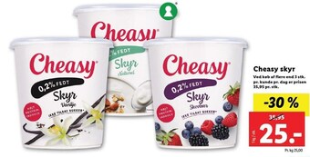 Lidl Cheasy skyr tilbud