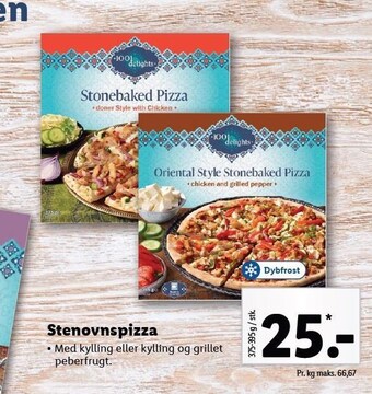 Lidl Stenovnspizza tilbud