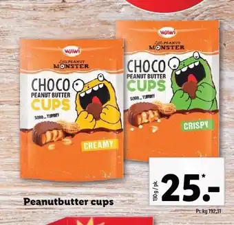 Lidl Peanutbutter cups tilbud