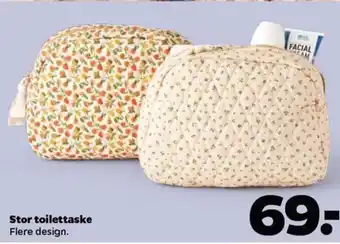 Stor toilettaske