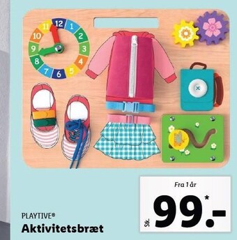 Lidl Playtive aktivitetsbræt tilbud