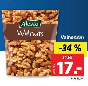 Lidl Valnødder tilbud