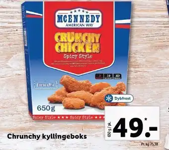 Lidl Chrunchy kyllingeboks tilbud