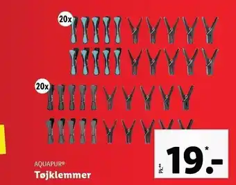 Lidl Tøjklemmer tilbud