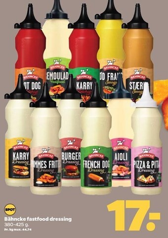 Netto Bähncke fastfood dressing tilbud