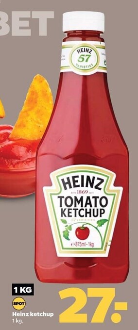 Netto Heinz ketchup 1 kg tilbud