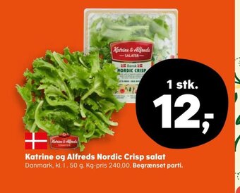 SuperBrugsen Katrine og Alfreds Nordic Crisp salat tilbud