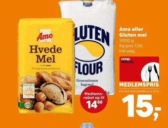 SuperBrugsen Amo eller Gluten mel tilbud