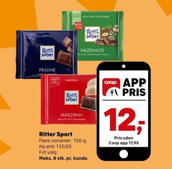 SuperBrugsen Ritter Sport tilbud