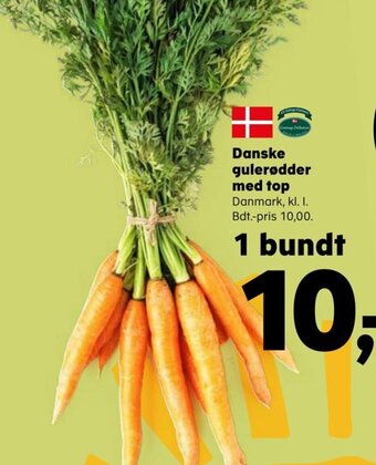 SuperBrugsen Danske gulerødder med top tilbud