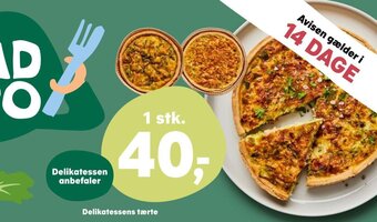 SuperBrugsen Delikatessens tærte tilbud