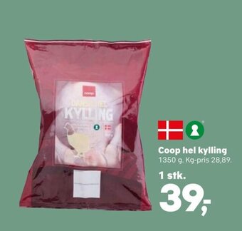 SuperBrugsen Coop hel kylling tilbud