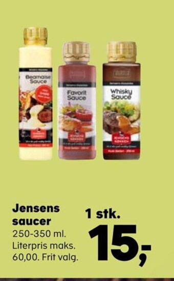 SuperBrugsen Jensens saucer tilbud