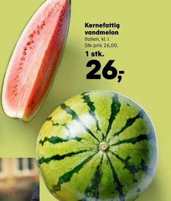 Kernefattig vandmelon