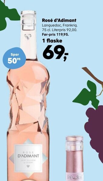 SuperBrugsen Rosé d'Adimant tilbud