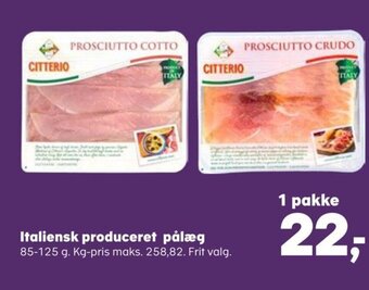SuperBrugsen Italiensk produceret pålæg tilbud