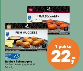 SuperBrugsen Rahbek fish nuggets tilbud