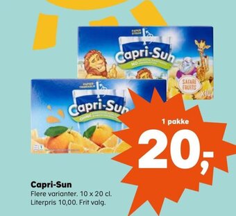 SuperBrugsen Capri-Sun tilbud