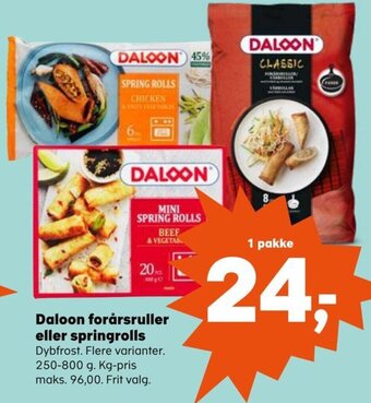 Daloon forårsruller eller springrolls