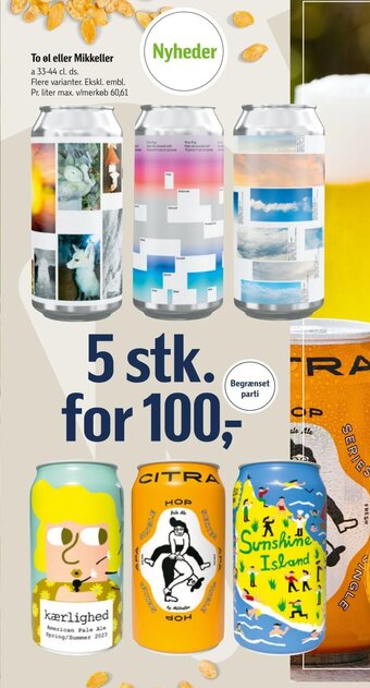 Føtex To øl eller Mikkeller tilbud