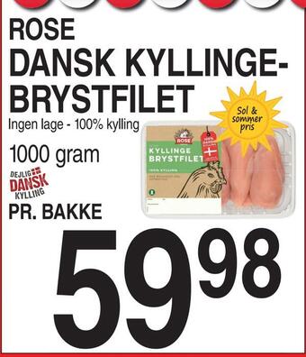 ABC Lavpris Dansk kyllingebrystfilet tilbud