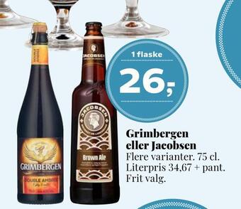 Dagli'Brugsen Grimbergen eller jacobsen tilbud