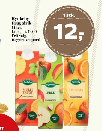 Dagli'Brugsen Rynkeby frugtdrik tilbud