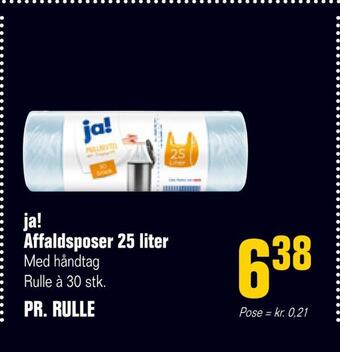 Poetzsch Padborg Ja! affaldsposer 25 liter tilbud