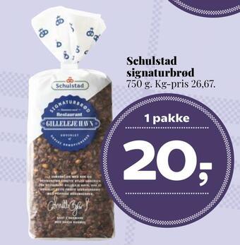 Dagli'Brugsen Schulstad signaturbrød tilbud