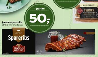 Dagli'Brugsen Jensens spareribs tilbud