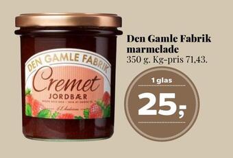 Dagli'Brugsen Den gamle fabrik marmelade tilbud