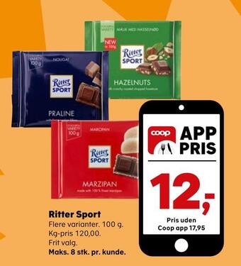 Kvickly Ritter sport tilbud