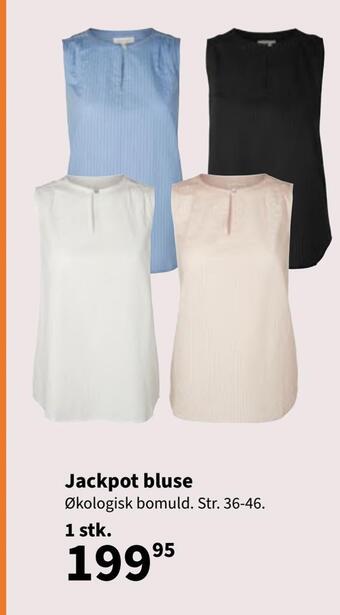 Kvickly Jackpot bluse tilbud