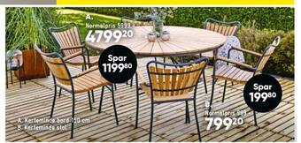 Bilka Kerteminde stol tilbud