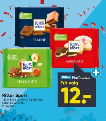 Bilka Ritter sport tilbud