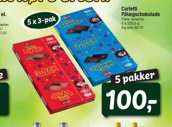 Fakta Tyskland Carletti pålægschokolade tilbud