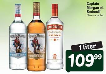 Fakta Tyskland Captain morgan el. smirnoff tilbud