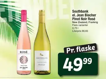 Fakta Tyskland Southbank el. jean biecher pinot noir rosé tilbud