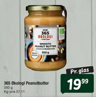 Fakta Tyskland 365 økologi peanutbutter tilbud