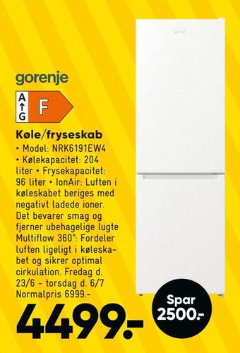 Bilka Køle/fryseskab tilbud