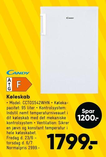 Bilka Køleskab tilbud