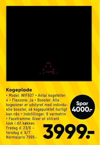 Bilka Kogeplade tilbud