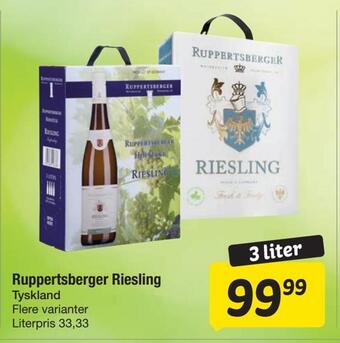 Fakta Tyskland Ruppertsberger riesling tilbud