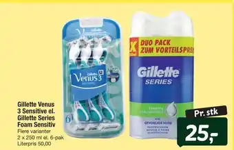 Fakta Tyskland Gillette venus 3 sensitive el. gillette series foam sensitiv tilbud