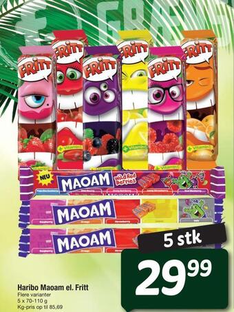 Haribo maoam el. fritt